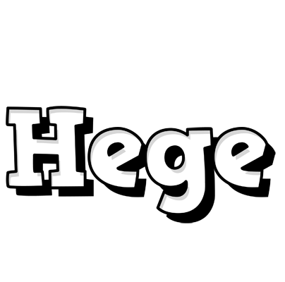 Hege snowing logo