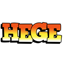 Hege sunset logo