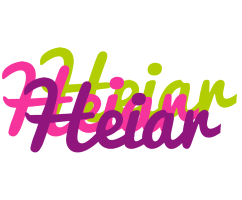 Heiðar flowers logo