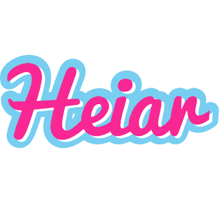 Heiðar popstar logo