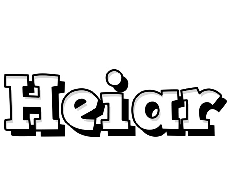 Heiðar snowing logo