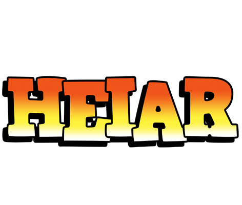 Heiðar sunset logo
