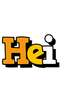 Hei cartoon logo