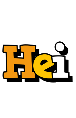 Hei cartoon logo