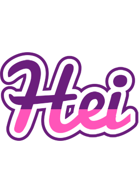 Hei cheerful logo
