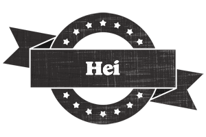 Hei grunge logo