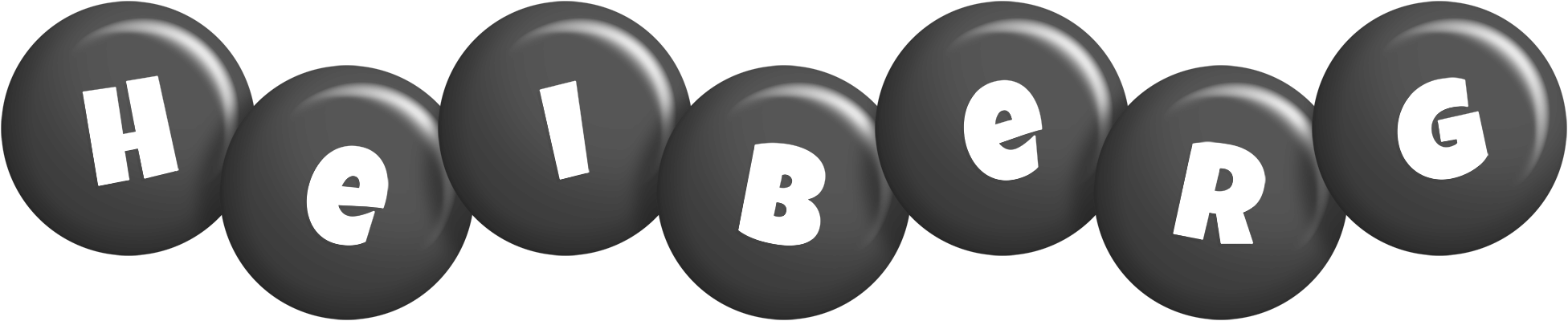 Heiberg candy-black logo