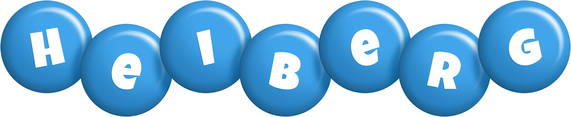Heiberg candy-blue logo