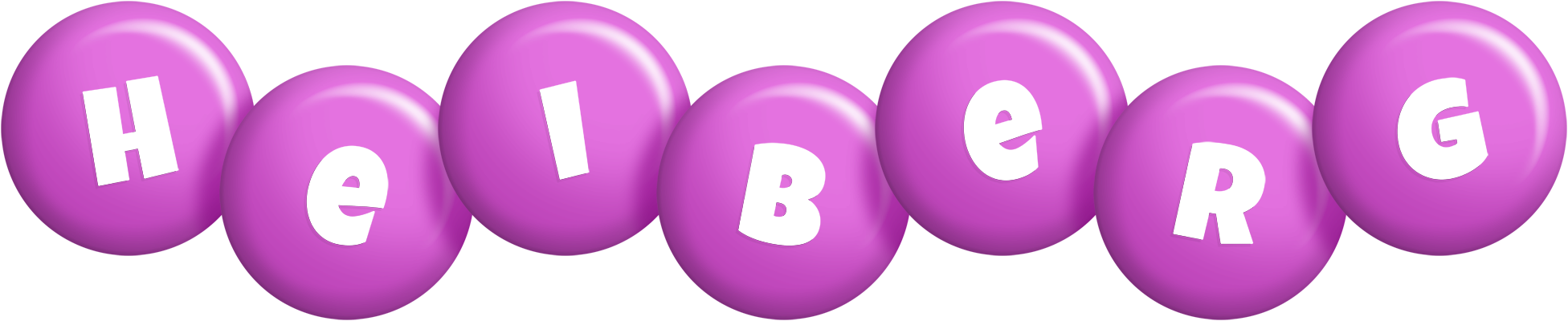 Heiberg candy-purple logo