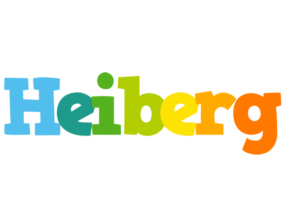 Heiberg rainbows logo