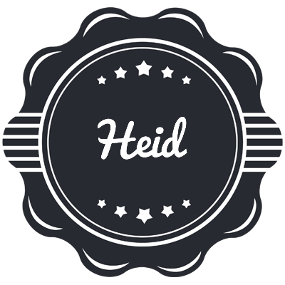 Heid badge logo