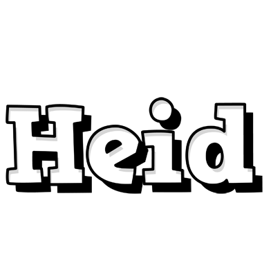 Heid snowing logo