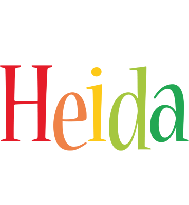 Heida birthday logo