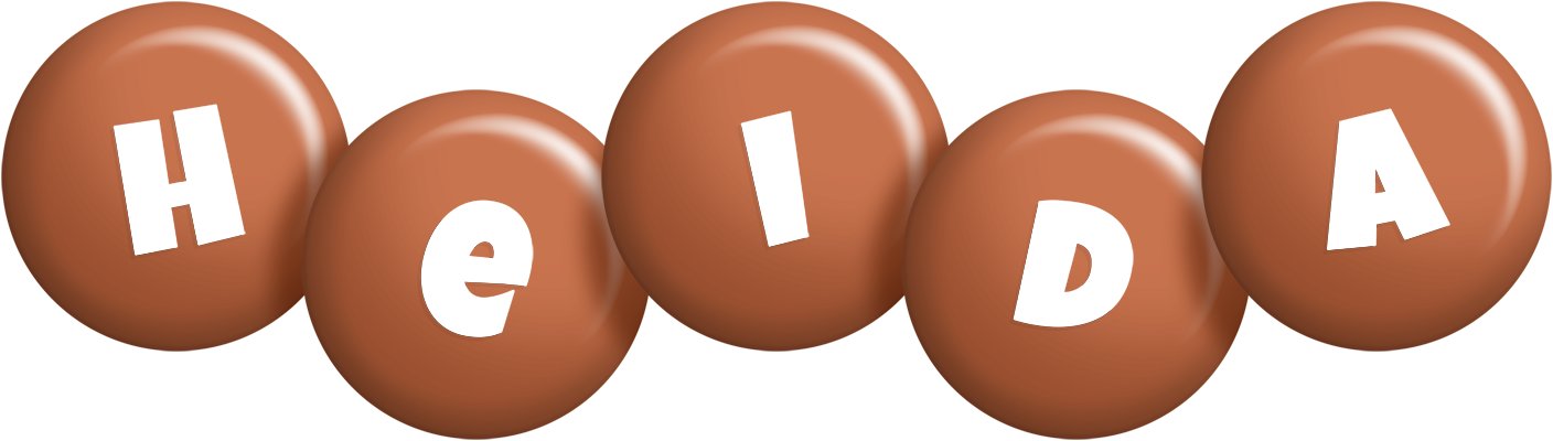 Heida candy-brown logo