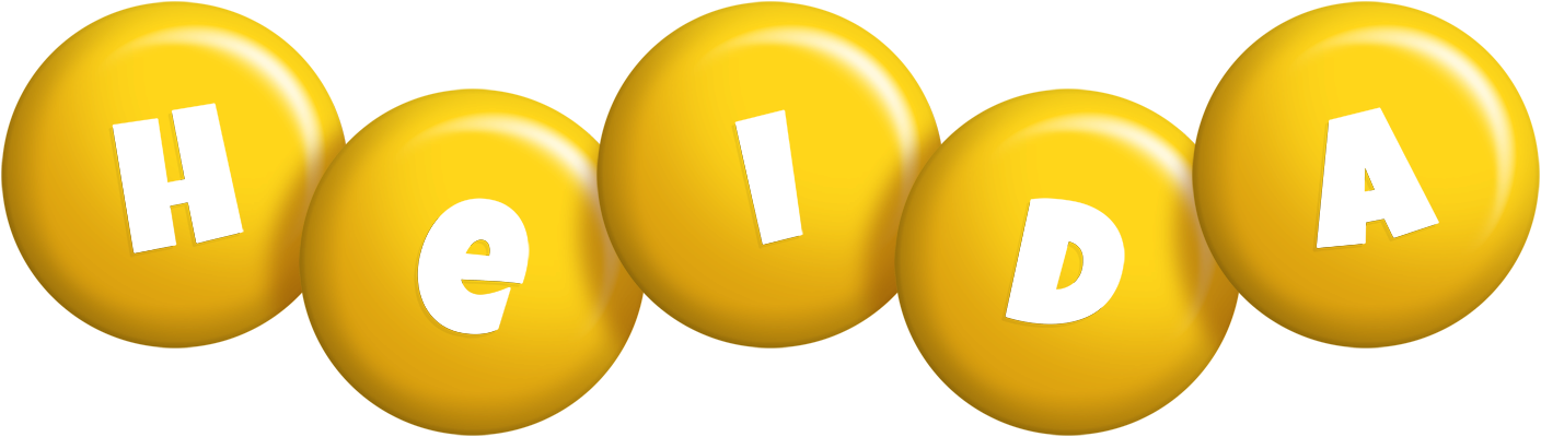 Heida candy-yellow logo