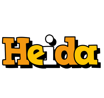 Heida cartoon logo