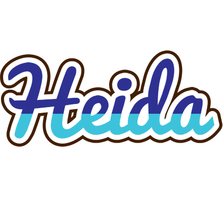 Heida raining logo