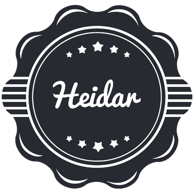Heidar badge logo