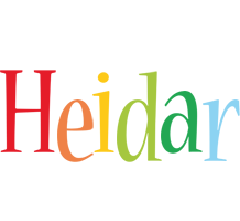 Heidar birthday logo