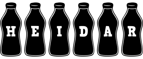 Heidar bottle logo