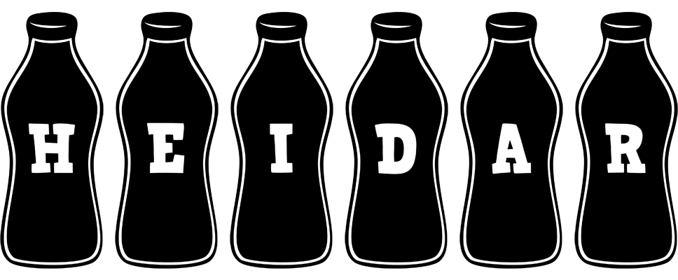 Heidar bottle logo