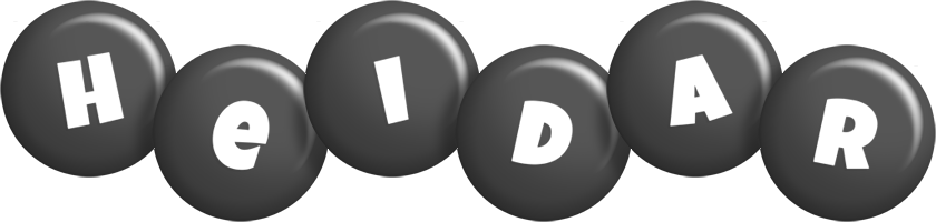 Heidar candy-black logo