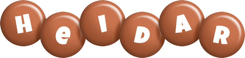 Heidar candy-brown logo