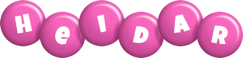 Heidar candy-pink logo