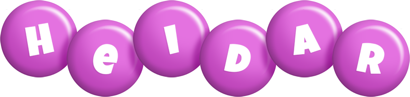 Heidar candy-purple logo