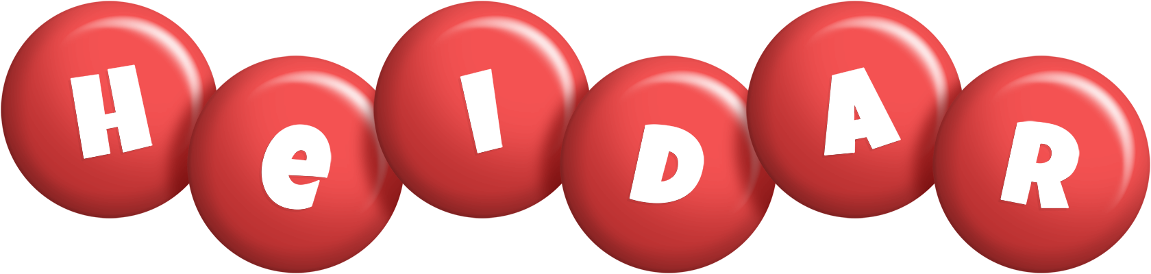 Heidar candy-red logo