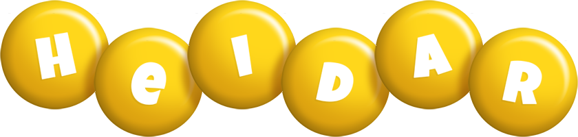 Heidar candy-yellow logo
