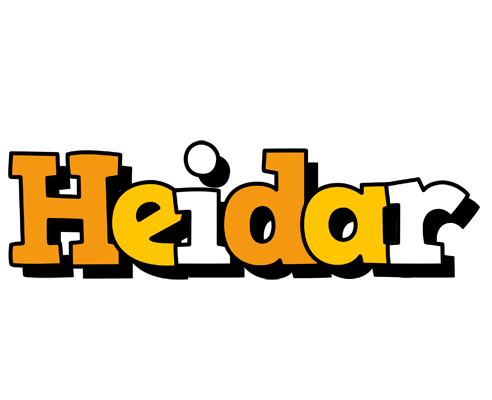 Heidar cartoon logo