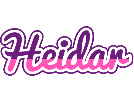 Heidar cheerful logo