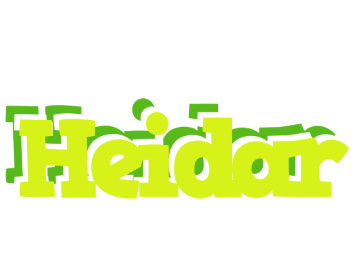 Heidar citrus logo