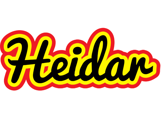 Heidar flaming logo