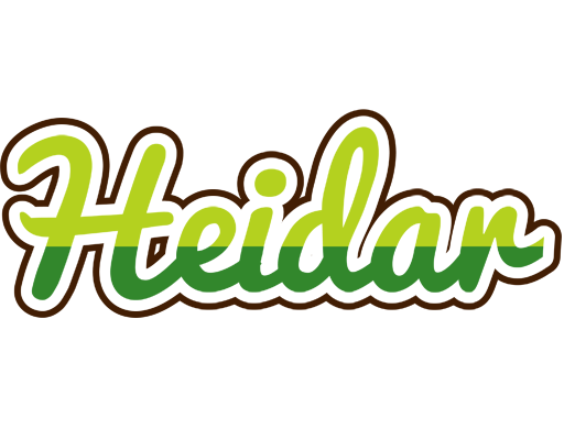 Heidar golfing logo