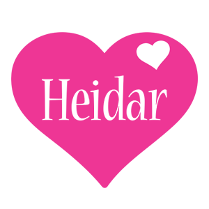 Heidar love-heart logo