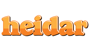 Heidar orange logo