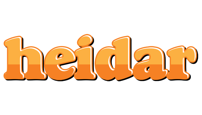 Heidar orange logo