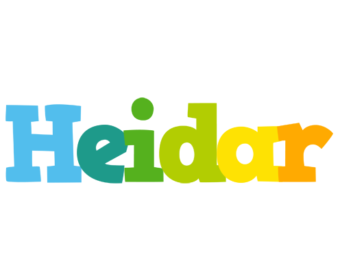 Heidar rainbows logo