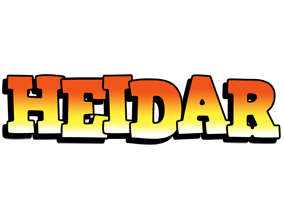 Heidar sunset logo