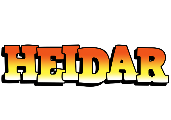 Heidar sunset logo