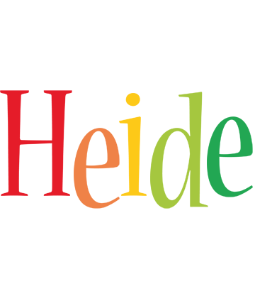 Heide birthday logo