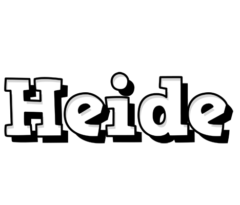 Heide snowing logo