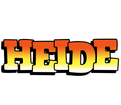 Heide sunset logo