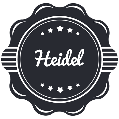 Heidel badge logo