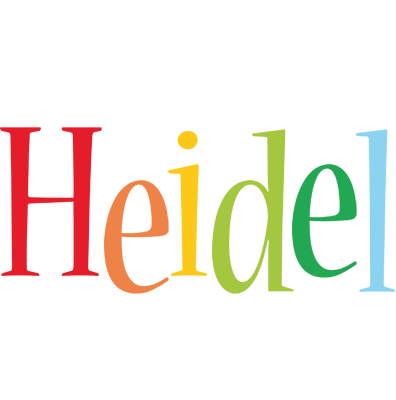 Heidel birthday logo