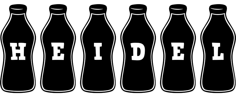 Heidel bottle logo