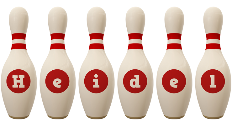 Heidel bowling-pin logo