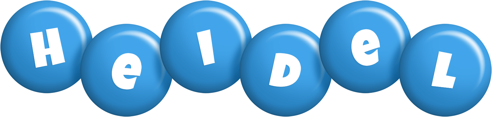 Heidel candy-blue logo